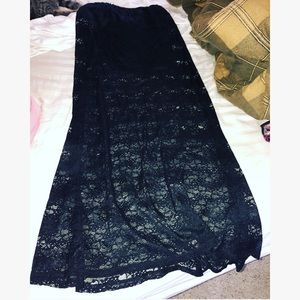 Long lacy skirt